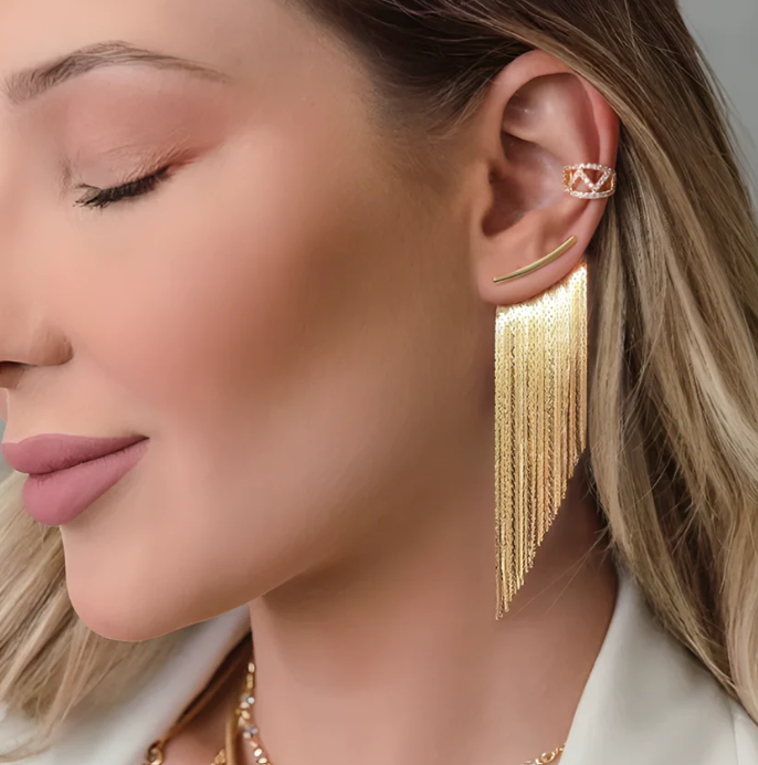 Pendientes Colgantes Dorados